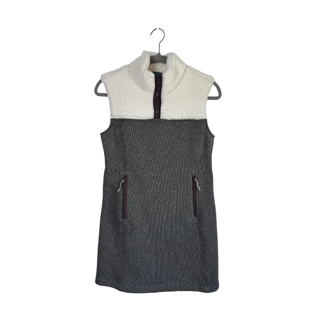 Title Nine Callitrix Fleece Vest Sleeveless Dress Sherpa Gorpcore Active Size XS